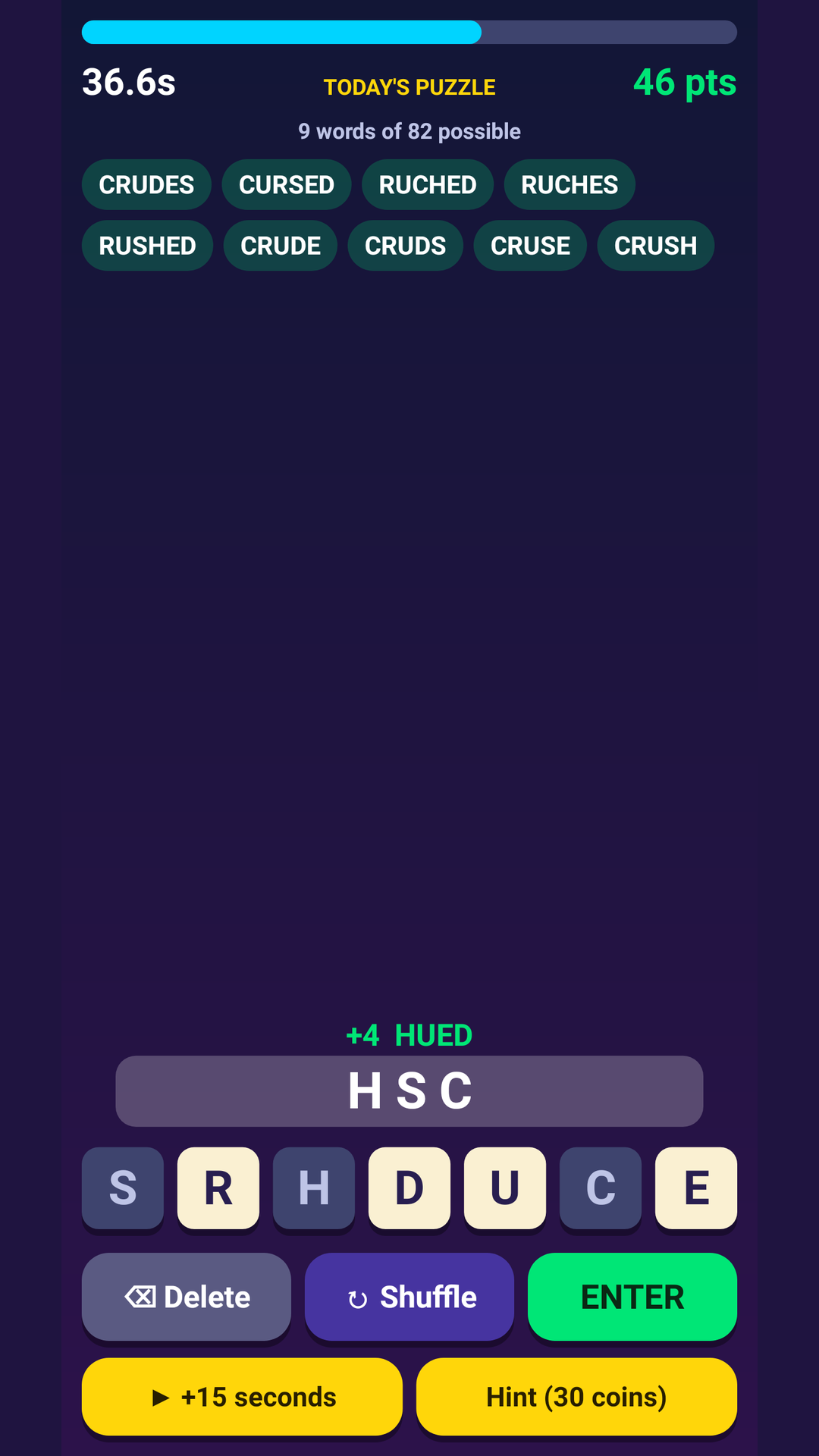 Word Blitz screenshot